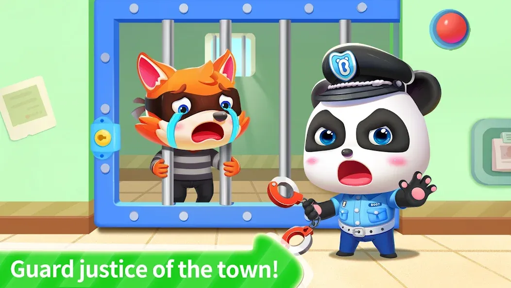 Взлом Little Panda Policeman  [МОД Все открыто] — полная версия apk на Андроид screen 5