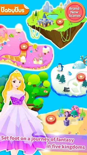 Скачать взлом Little Panda Princess Dressup  [МОД Бесконечные деньги] — стабильная версия apk на Андроид screen 1