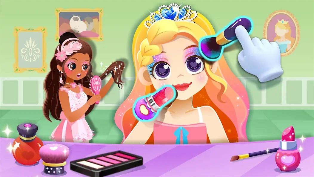 Взломанная Little Panda: Princess Makeup  [МОД Menu] — стабильная версия apk на Андроид screen 2