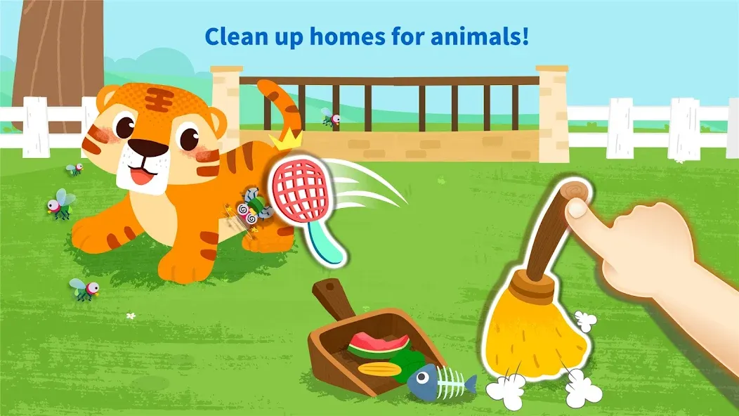 Скачать взломанную Baby Panda: Care for animals  [МОД Menu] — полная версия apk на Андроид screen 4