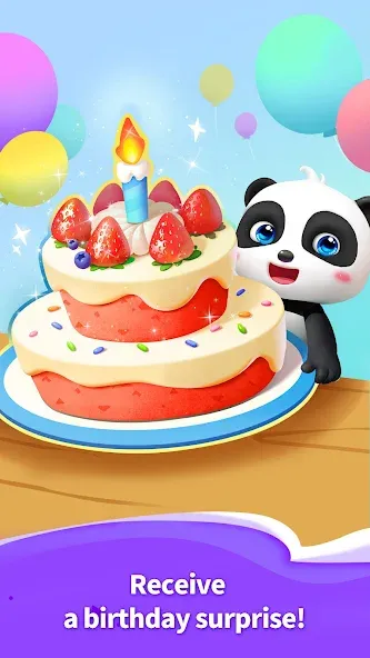 Скачать взлом Talking Baby Panda-Virtual Pet  [МОД Mega Pack] — полная версия apk на Андроид screen 3