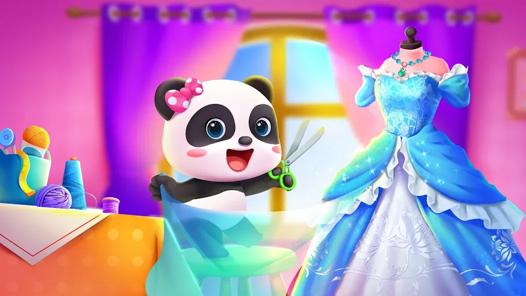 Скачать взлом Baby Panda's Fashion Dress Up  [МОД Бесконечные монеты] — полная версия apk на Андроид screen 1