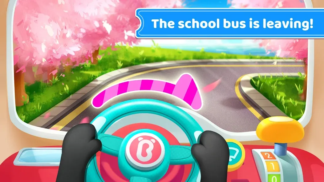 Скачать взлом Baby Panda's School Bus  [МОД Unlocked] — последняя версия apk на Андроид screen 2