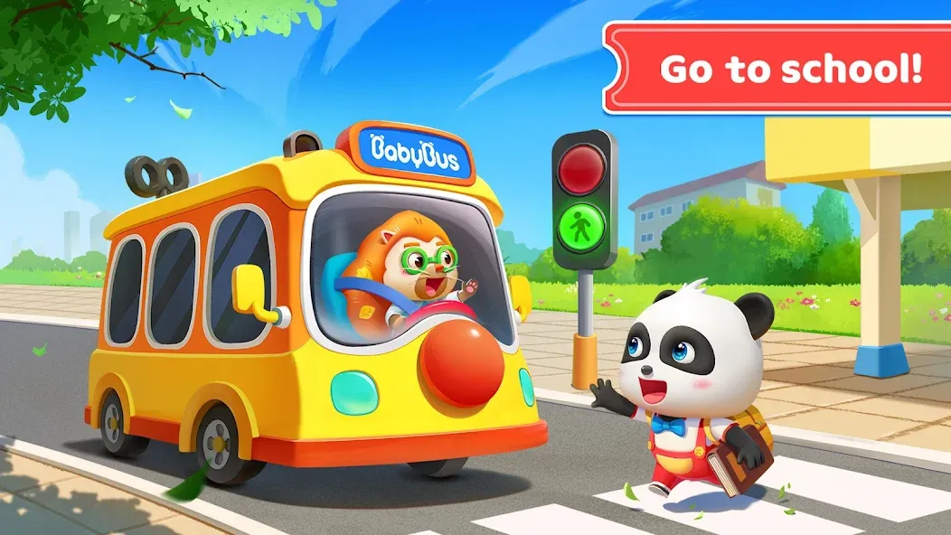 Скачать взлом Baby Panda's School Bus  [МОД Unlocked] — последняя версия apk на Андроид screen 4