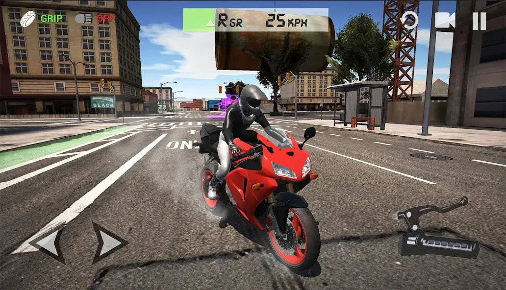 Скачать взлом Ultimate Motorcycle Simulator (Ультимативный Мотоциклетный Симулятор)  [МОД Меню] — стабильная версия apk на Андроид screen 1