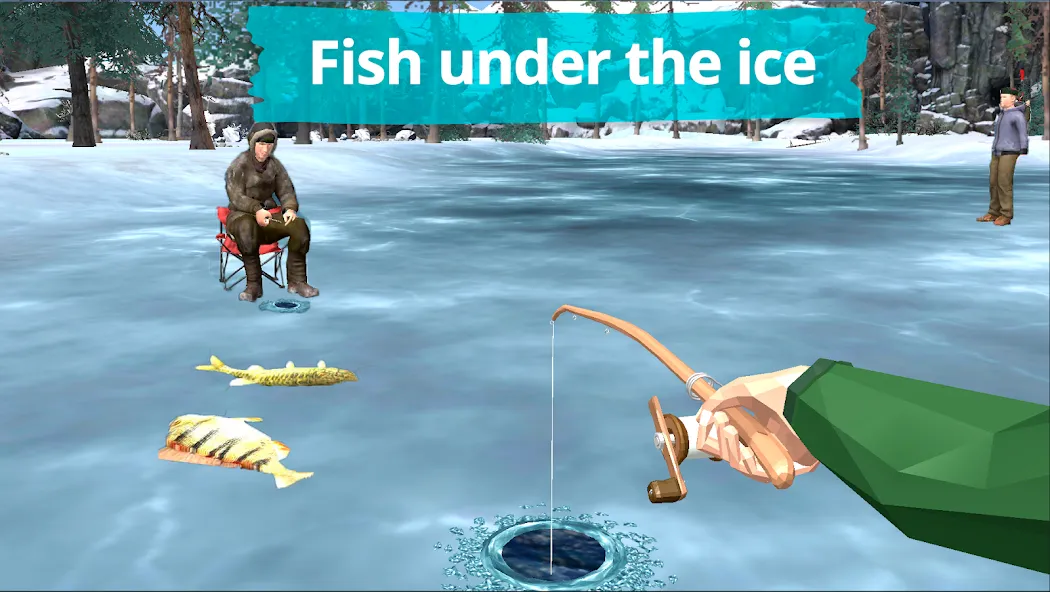 Скачать взлом Fishing in the Winter. Lakes.  [МОД Меню] — последняя версия apk на Андроид screen 1