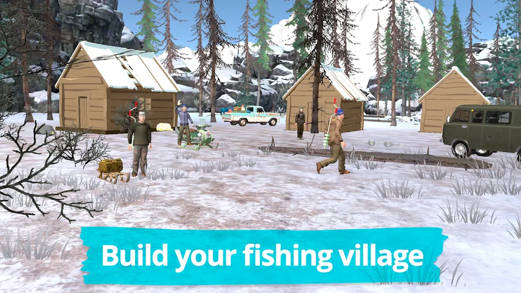 Скачать взлом Fishing in the Winter. Lakes.  [МОД Меню] — последняя версия apk на Андроид screen 2