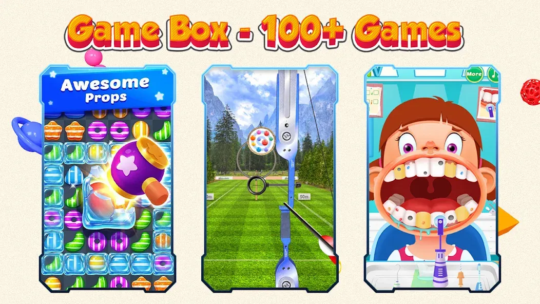 Взломанная Game Box — 100+ Games (Гейм Бокс)  [МОД Меню] — стабильная версия apk на Андроид screen 2