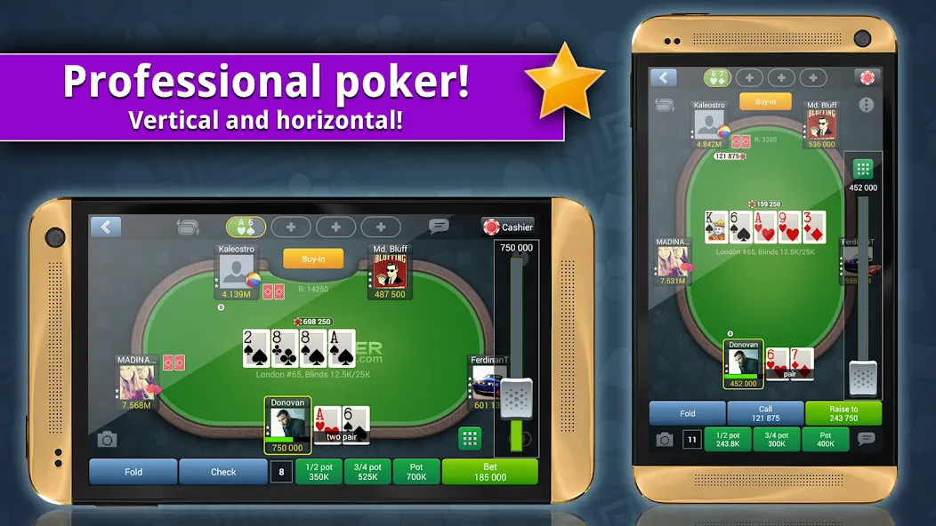 Взломанная Jag Poker HD (Яг Покер ХД)  [МОД Много денег] — стабильная версия apk на Андроид screen 1