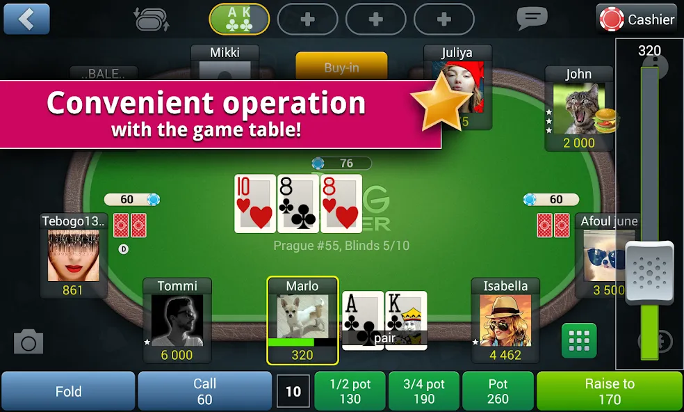 Взломанная Jag Poker HD (Яг Покер ХД)  [МОД Много денег] — стабильная версия apk на Андроид screen 5