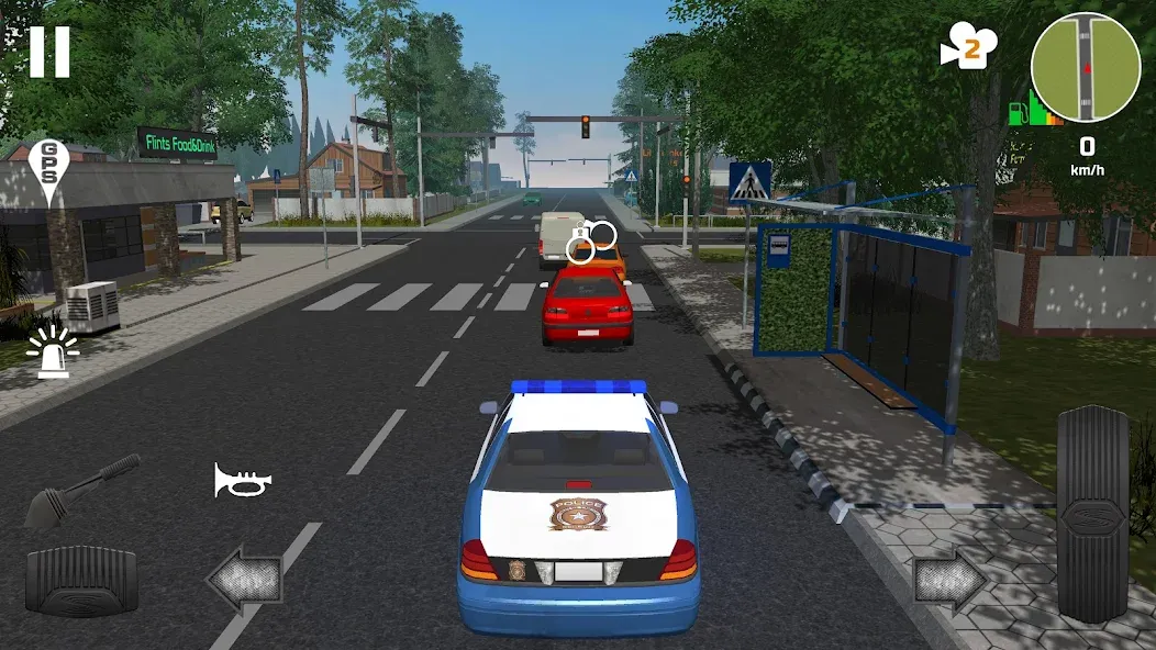 Взломанная Police Patrol Simulator (Полицейский патрульный симулятор)  [МОД Все открыто] — последняя версия apk на Андроид screen 2