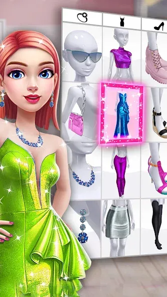Взлом Fashion Makeover Stylist Game  [МОД Бесконечные монеты] — последняя версия apk на Андроид screen 1