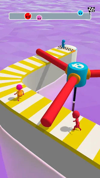 Скачать взлом Fun Race 3D — Run and Parkour (Фан Рэйс 3Д)  [МОД Много денег] — полная версия apk на Андроид screen 1