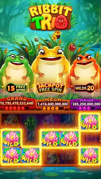 Скачать взломанную Fat Cat Casino — Slots Game (Фэт Кэт Казино)  [МОД Unlocked] — полная версия apk на Андроид screen 5