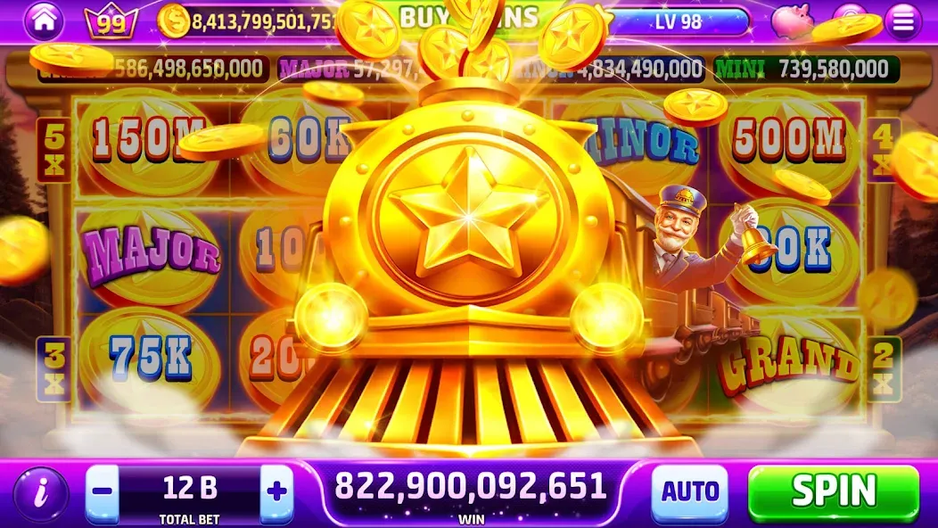 Взлом Golden Casino — Slots Games (Голден Казино)  [МОД Бесконечные монеты] — последняя версия apk на Андроид screen 3