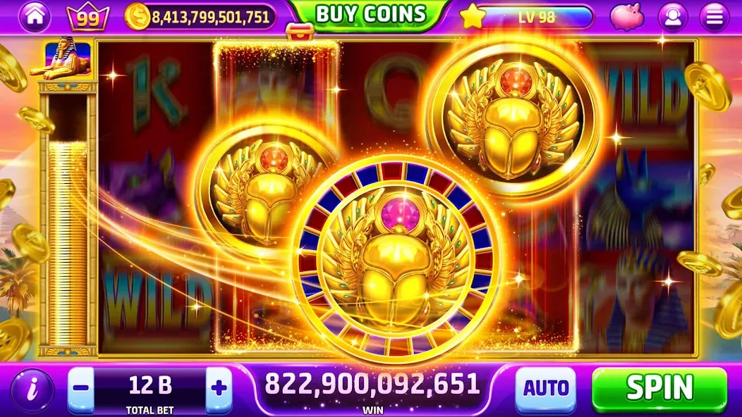 Взлом Golden Casino — Slots Games (Голден Казино)  [МОД Бесконечные монеты] — последняя версия apk на Андроид screen 4