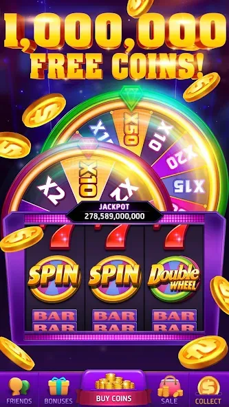 Взломанная 777 Casino – vegas slots games (Казино)  [МОД Много денег] — последняя версия apk на Андроид screen 1