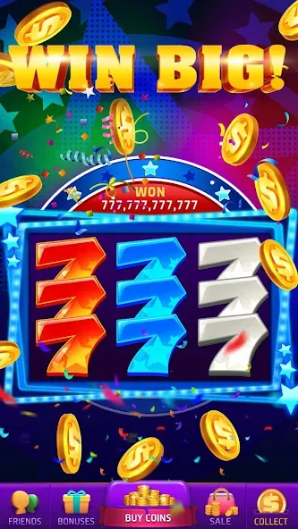 Взломанная 777 Casino – vegas slots games (Казино)  [МОД Много денег] — последняя версия apk на Андроид screen 2