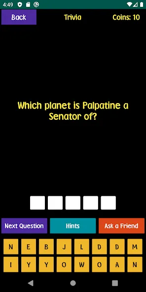 Взломанная Quiz For SW Fans (Квиз для фанатов ЗВЗ)  [МОД Unlimited Money] — полная версия apk на Андроид screen 1