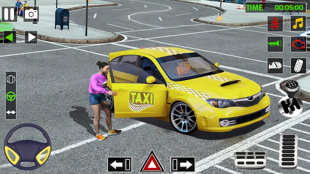 Скачать взломанную City Taxi Games-Taxi Car Games (Сити Такси Игры)  [МОД Бесконечные деньги] — полная версия apk на Андроид screen 2