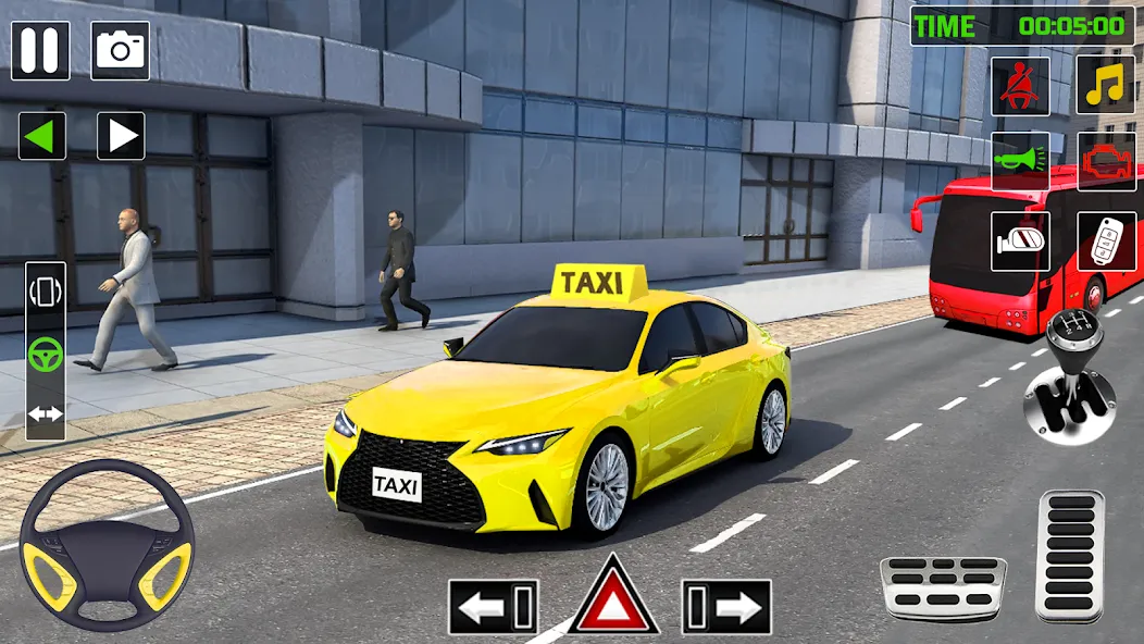 Скачать взломанную City Taxi Games-Taxi Car Games (Сити Такси Игры)  [МОД Бесконечные деньги] — полная версия apk на Андроид screen 3