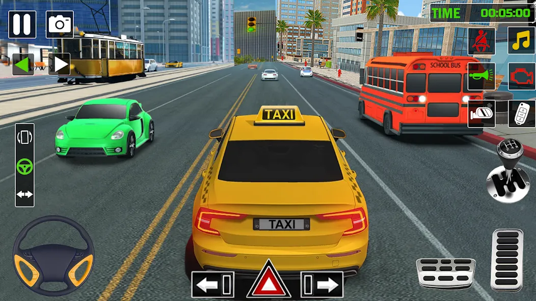 Скачать взломанную City Taxi Games-Taxi Car Games (Сити Такси Игры)  [МОД Бесконечные деньги] — полная версия apk на Андроид screen 4