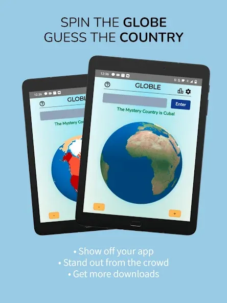 Скачать взломанную Globle — Country Guess Game (Глоубл)  [МОД Unlocked] — последняя версия apk на Андроид screen 5