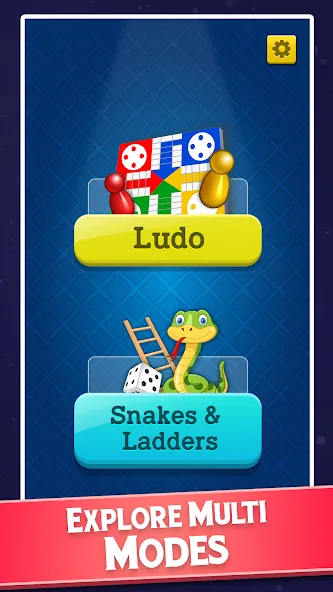 Скачать взломанную Snakes and Ladders — Ludo Game (Змеи и лестницы)  [МОД Unlocked] — стабильная версия apk на Андроид screen 1