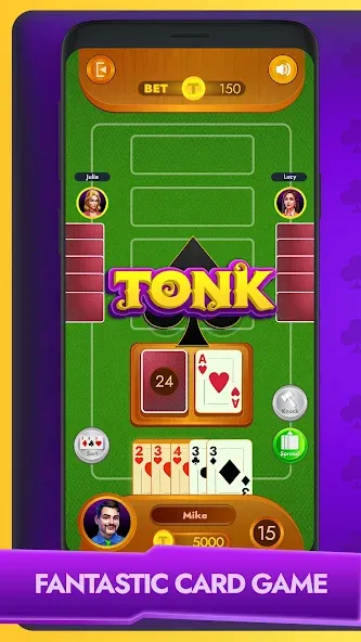 Взлом Tonk — Classic Card Game (Тонк)  [МОД Все открыто] — полная версия apk на Андроид screen 1