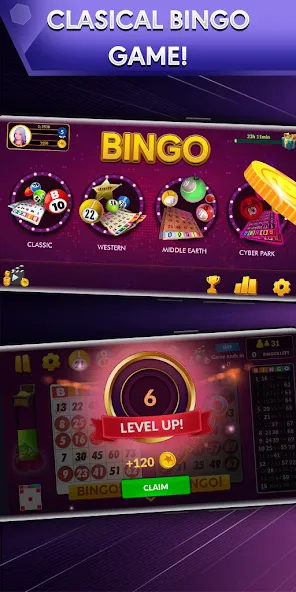 Скачать взломанную Bingo — Offline Bingo Game  [МОД Много монет] — полная версия apk на Андроид screen 2