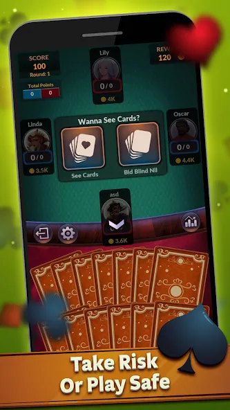 Скачать взлом Spades — Offline Card Games (Спейдс)  [МОД Mega Pack] — полная версия apk на Андроид screen 3