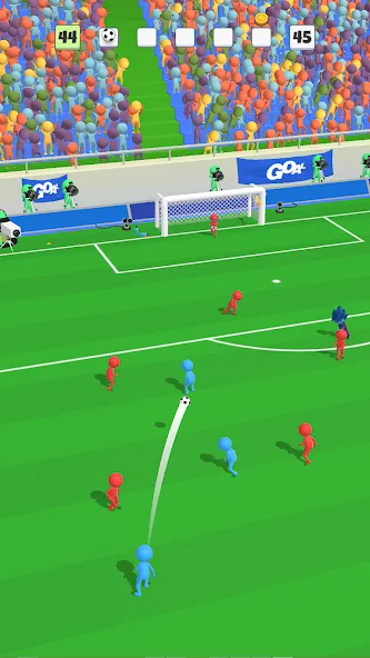 Скачать взломанную Super Goal: Fun Soccer Game (Супер Гол)  [МОД Много монет] — стабильная версия apk на Андроид screen 4