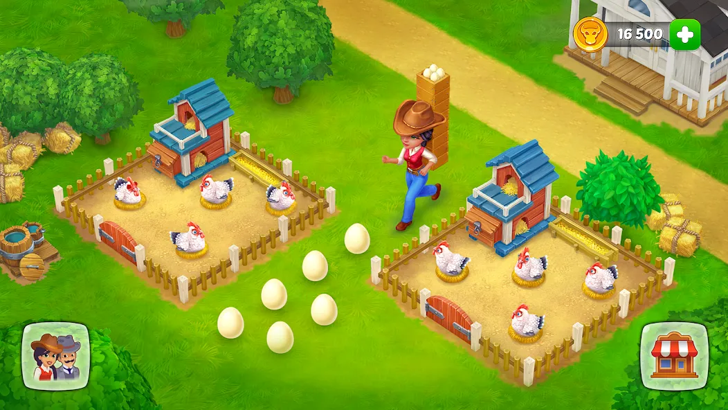 Скачать взлом Wild West: Farm Town Build (Уайлд Вест)  [МОД Unlocked] — полная версия apk на Андроид screen 4