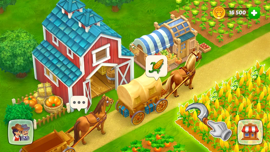 Скачать взлом Wild West: Farm Town Build (Уайлд Вест)  [МОД Unlocked] — полная версия apk на Андроид screen 5