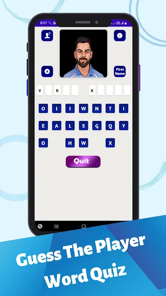 Скачать взломанную Cricket Quiz Game (Крикет Викторина Т20)  [МОД Unlocked] — стабильная версия apk на Андроид screen 2