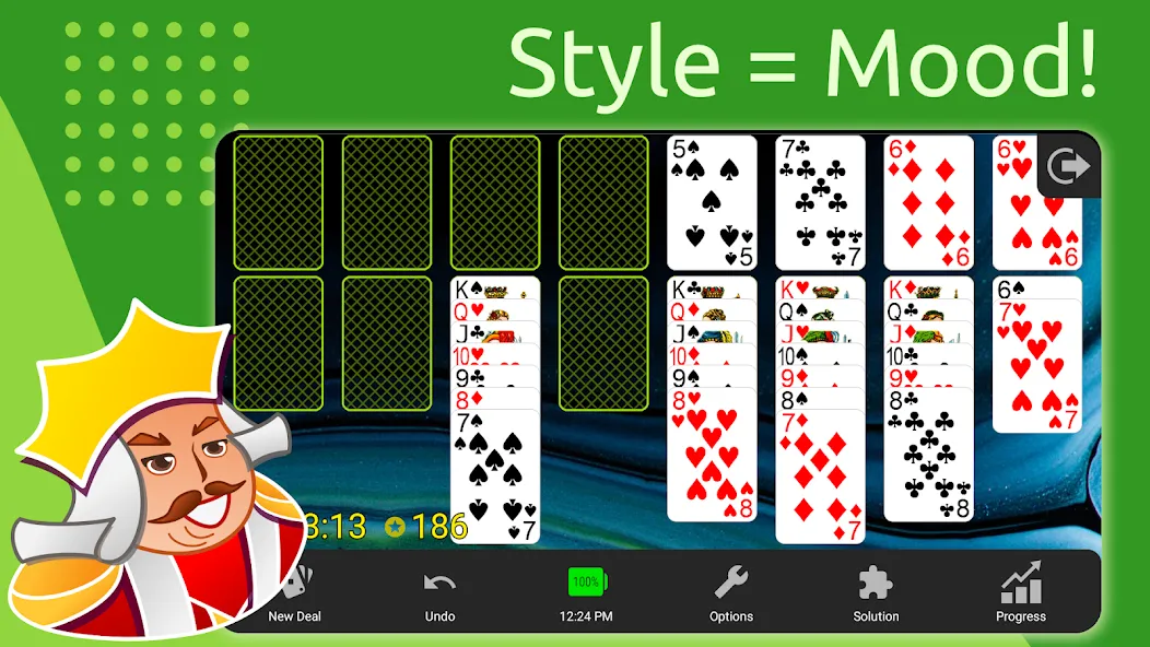 Взлом FreeCell  [МОД Mega Pack] — полная версия apk на Андроид screen 5