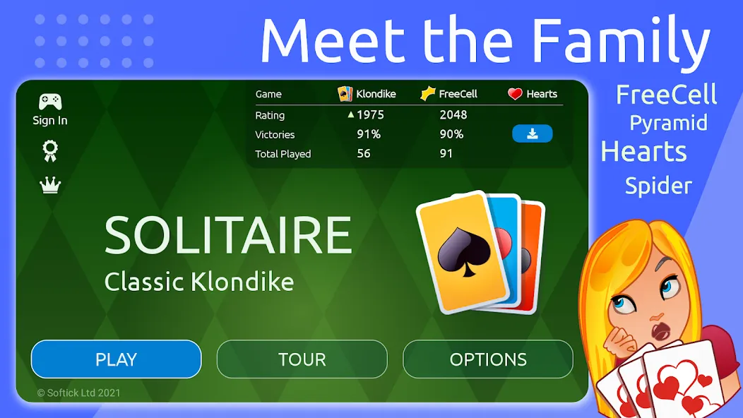 Скачать взломанную Solitaire  [МОД Много денег] — стабильная версия apk на Андроид screen 2