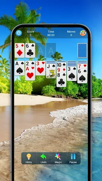 Взломанная Solitaire, Klondike Card Games  [МОД Unlimited Money] — полная версия apk на Андроид screen 4