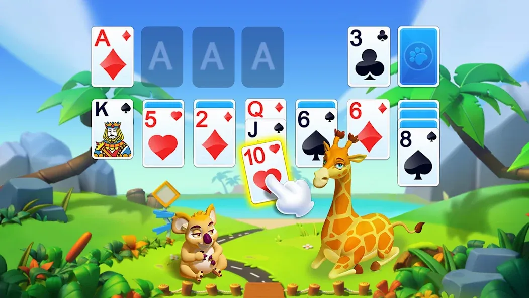 Скачать взлом Solitaire — Wild Park  [МОД Menu] — полная версия apk на Андроид screen 2