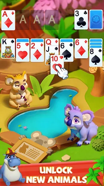 Скачать взлом Solitaire — Wild Park  [МОД Menu] — полная версия apk на Андроид screen 5