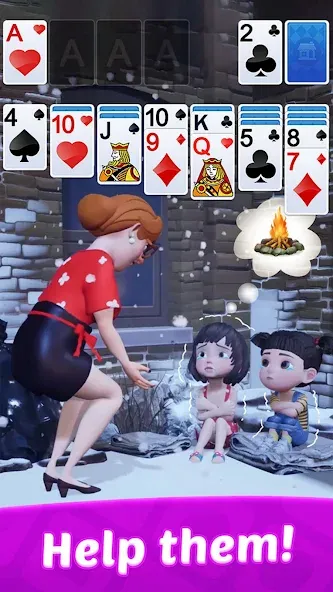 Взломанная Solitaire: Card Games  [МОД Unlimited Money] — последняя версия apk на Андроид screen 4