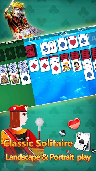 Взлом klondike solitaire :card shark  [МОД Много монет] — последняя версия apk на Андроид screen 2