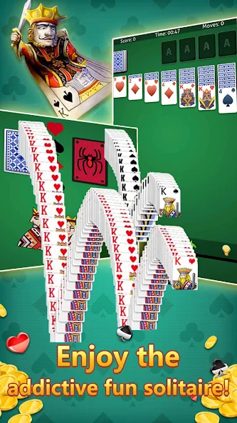 Взлом klondike solitaire :card shark  [МОД Много монет] — последняя версия apk на Андроид screen 3