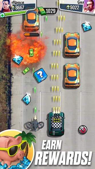 Взлом Fastlane: Road to Revenge (Фастлейн)  [МОД Много денег] — стабильная версия apk на Андроид screen 2