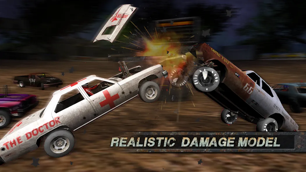 Взломанная Demolition Derby: Crash Racing (Демолиция Дерби)  [МОД Unlocked] — последняя версия apk на Андроид screen 5