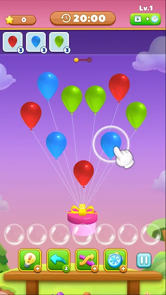 Взломанная Match Triple Balloon (Матч Тройной Шарик)  [МОД Menu] — последняя версия apk на Андроид screen 4