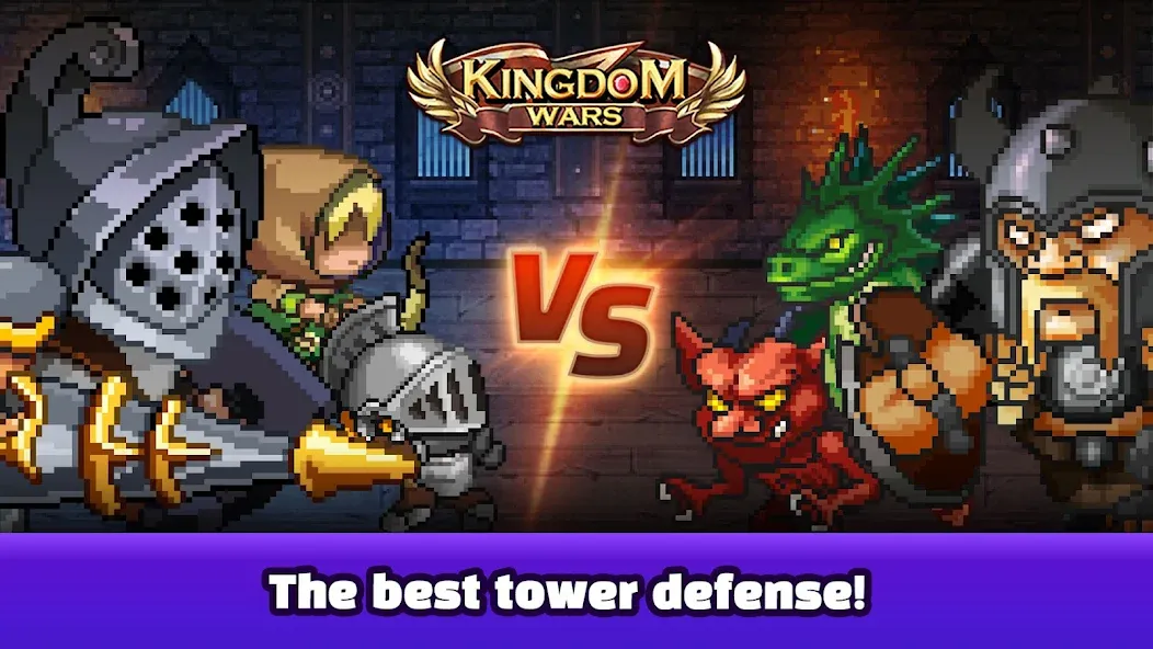 Взлом Kingdom Wars — Tower Defense (Кингдом Варс)  [МОД Unlocked] — полная версия apk на Андроид screen 1