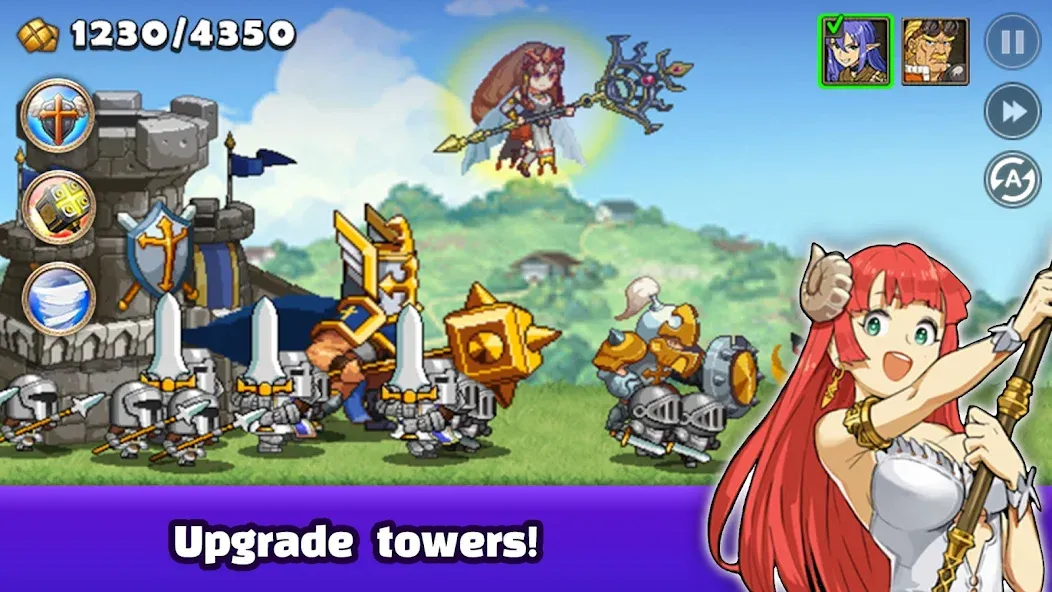 Взлом Kingdom Wars — Tower Defense (Кингдом Варс)  [МОД Unlocked] — полная версия apk на Андроид screen 2