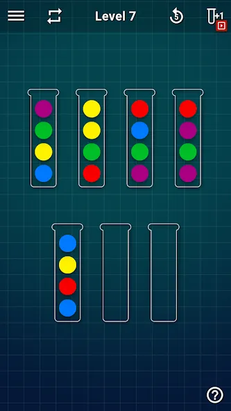 Скачать взломанную Ball Sort Puzzle — Color Games (Балл Сорт Пазл)  [МОД Много денег] — полная версия apk на Андроид screen 1