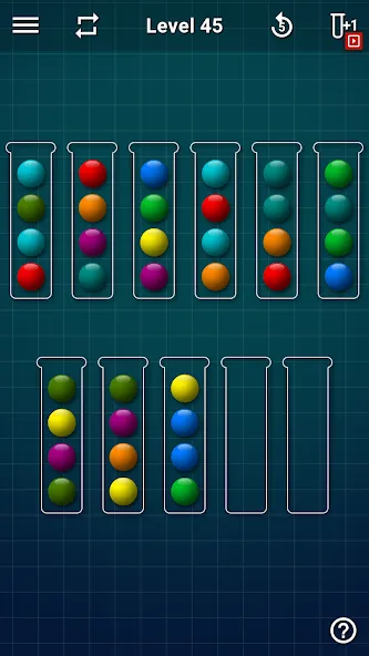 Скачать взломанную Ball Sort Puzzle — Color Games (Балл Сорт Пазл)  [МОД Много денег] — полная версия apk на Андроид screen 2